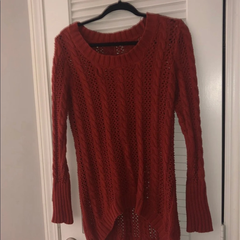 Orange Sweater